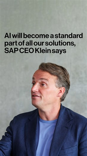 SAP CEO Christian Klein says AI will be embedded in all software solutions, with agents using business and geopolitical context to help companies manage global supply chains. bloom.bg/3Oa9f2e | Bloomberg