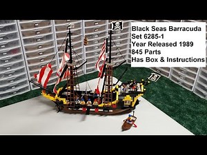 Lego Epic Build Vintage Black Seas Barracuda 6285-1 from 1989