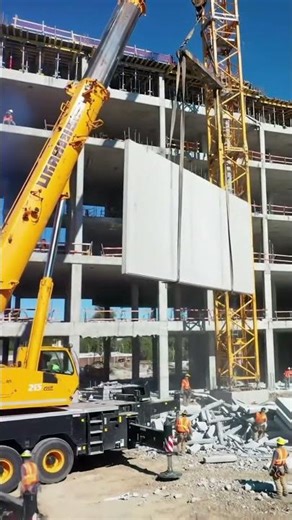 Watch the exact moment the straps give out... #crane