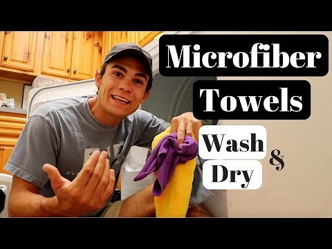 How To Wash and Dry Microfiber Towels Properly: Microfiber Maintenance!