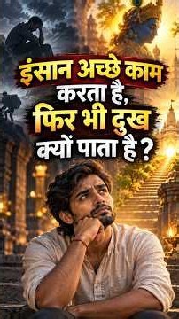 अच्छे कर्म करने पर भी दुख क्यों मिलता है? भगवान ऐसा क्यों होने देते हैं #shorts