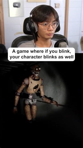 Don't blink with this monster around #horrorshorts #scary #gaming