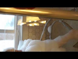 girl in hot tub bubble bath