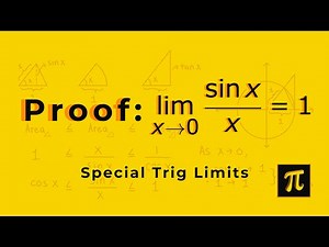 Proof of lim (sin x)/x as x goes to 0 | Calculus: Limits & Continuity