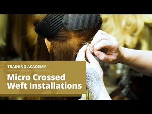 How to Install Micro Crossed Weft Hair Extensions | Tutorial with Molly Part 1/3