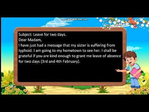 Class 6: Letter Writing