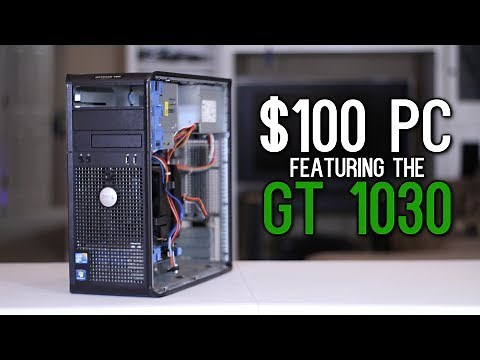 The $30 PC + $70 GT 1030 vs Player Unknown's Battlegrounds, Overwatch, & More! | OzTalksHW