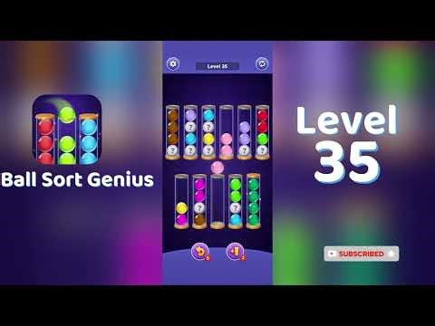 Ball Sort Genius Level 35 Walkthrough | Go Answer 🧩✨