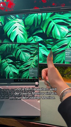 So easy verbindest du deinen Laptop mit einem Monitor! 🤝 #asus #techtok #edutok #fyp