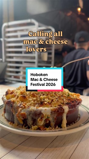 Get your tickets now at the link in our bio!!!🧀🎟️ #macncheese #festival #foodie #hoboken #spring