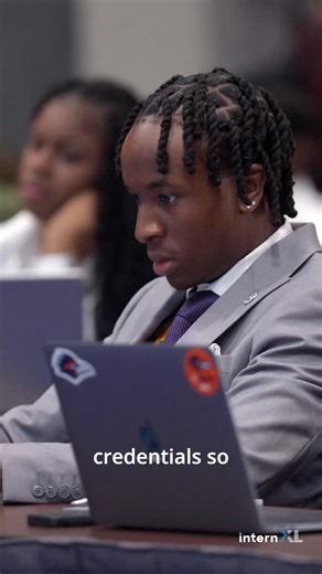 internXL 🚀 on Instagram: "As the future of work evolves, internXL helps students stay ahead. That’s why internXL created XL Academy; FREE career-readiness training built for students navigating the future of work. ✨ With access to 4,000 courses, you can develop foundational, recommended, and software skills that support real-world success and long-term career growth. 💻📚 Press play to hear from internXL Scholars on the importance of receiving AI Certifications. 🎥 Ready to level up? ➡️ Sign up
