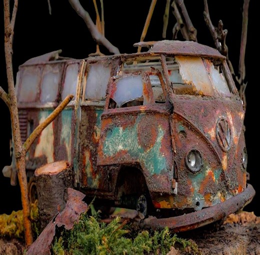 Abandoned 1958 VW Samba Bus Model Restoration | Pretty Restoration