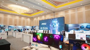 Only need to write the title and hashtag: MSI @ CES 2024 – Day 2 | MSI #MSI #Gaming #MSIxCES2024 #AI #AIERA | MSI Gaming