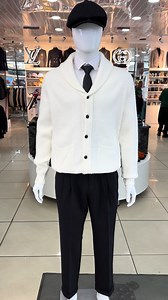 Stylish White Cardigan Outfit for Men