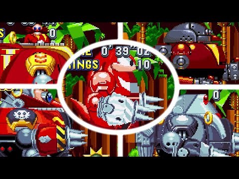 5 Different Death Egg Robots ~ Sonic Mania Plus mods ~ Gameplay