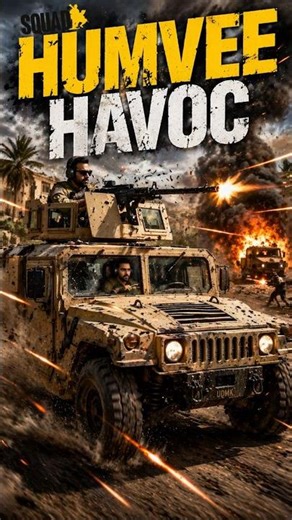 Driving Humvee Through Enemy Lines 🎮🔥| #SquadGameplay