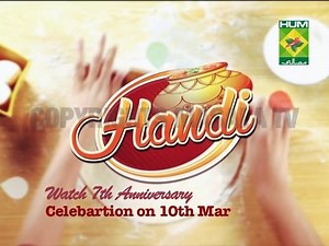 Stay tuned to Masala TV and don't miss. :) | Handi