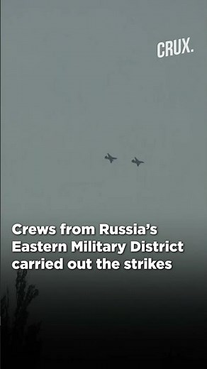 Watch | Russian Fighter Jets "Destroy" Ukraine Positions