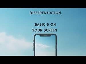 Differentiation Basics