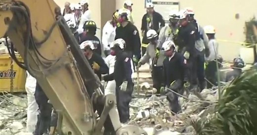 Remains of 10 more victims recovered at Florida condo collapse site