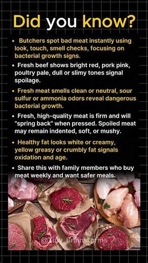 How Butchers Spot Bad Meat Instantly