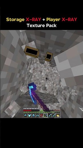 X-RAY ESP Texture Pack Minecraft Bedrock