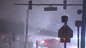 Firefighters Battle Fire at Office Building in Hyattsville