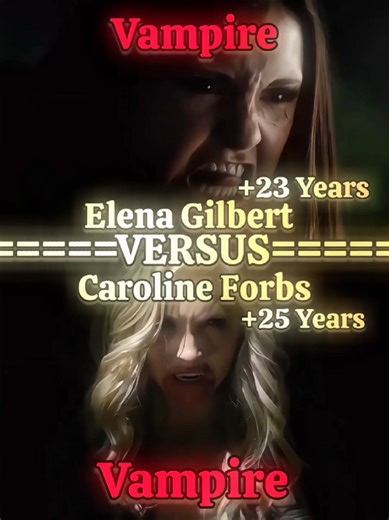 Elena vs. Caroline: The Ultimate Vampire Showdown