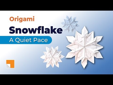 Origami Snowflake ❄️ | Step-by-Step & In Pace Paper Folding