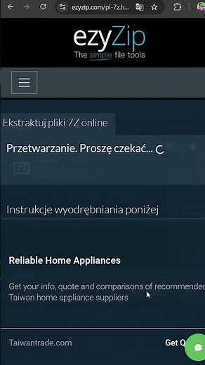 📂 Rozpakuj Pliki 7z W Przeglądarce │ Bez Instalacji Oprogramowania