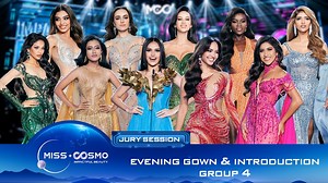 327K views · 4.2K reactions | Evening gown performance and introduction | Miss Cosmo 2024 Jury Session - part 4 With confidence and powerful voices, Cosmo queens proudly introduced themselves and their countries, creating a diverse and captivating showcase. #MissCosmo2024 #1stMissCosmo #MissCosmo2024 #VividVietnam #ImpactfulBeauty #COSMO+ #UniMedia | Miss Cosmo | Facebook