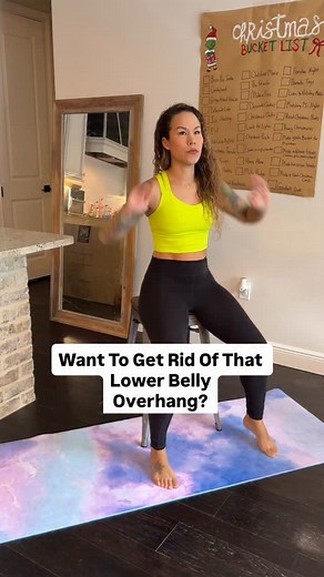 Get rid of belly overhang with these three exercises! Don't forget to download my app and get a year full of workouts. | Sia Cooper