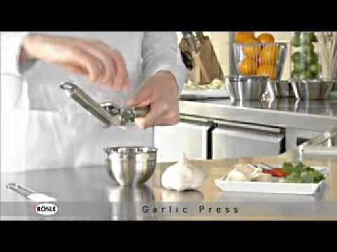 Rösle Garlic Press Demonstration!