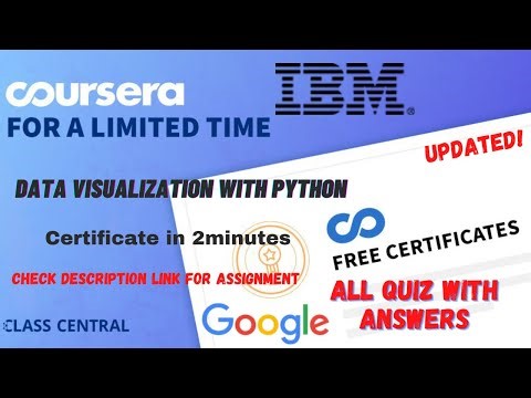 Data Visualization with Python,(week1-6) All Quiz Answers.#coursera #mr #quiz #quiztime #courses #mr