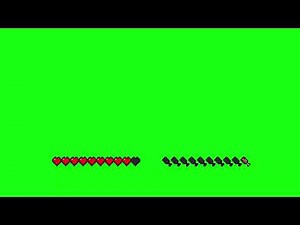 Hunger Bar GreenScreen Minecraft [UPDATED]