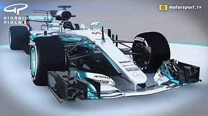 Giorgio Piola - Mercedes W08 nose and bargeboard update Barcelona (with captions) - Formula 1 Videos