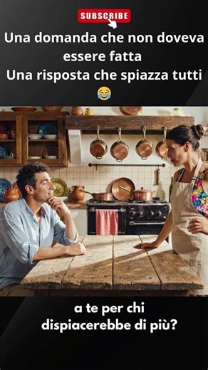 Domanda impossibile: partner o mamma? Il finale è geniale 😂 #skits #comedy