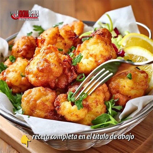COLIFLOR Frita ¡Súper CRUJIENTE!😋
