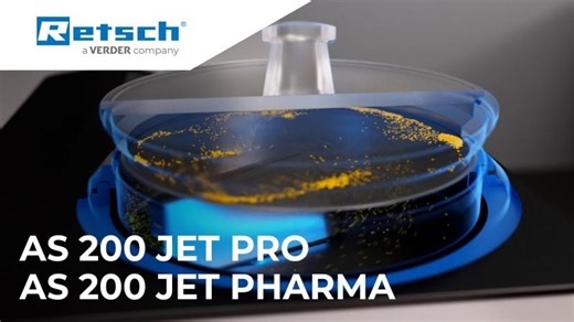 Air Jet Sieving Machines AS 200 jet pro & AS 200 jet pharma | Function principle - RETSCH