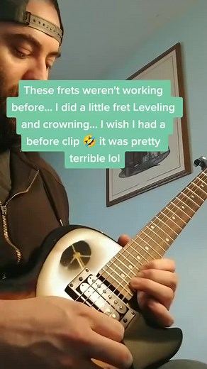 Fret Buzz Solution: Leveling and Crowning Techniques