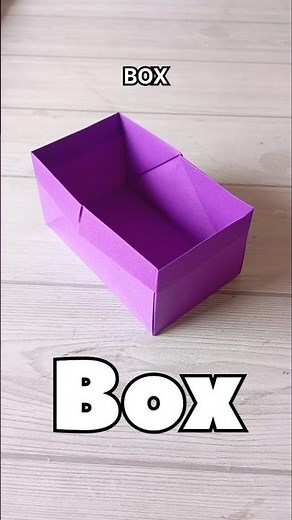 PAPER BOX ORIGAMI TUTORIAL|HOW TO MAKE A EASY PAPER BOX STEP BY STEP FOLDING|ARTWORK