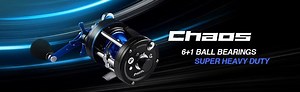 Introducing the new Piscifun Chaos, featuring 6 1 bearings, Reinforced CNC Brass Gearing, Up to 20 pounds of max drag, Carbon fiber drag washers, a reinforced thumb bar, and a first of its kind clicker tension knob for precision adjustments on the water, and so much more. This reel will reinvent the way you see round reels! | Piscifun