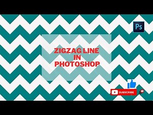 //How To Make "ZIGZAG LINE" In Photoshop// #digital #photoshop #line