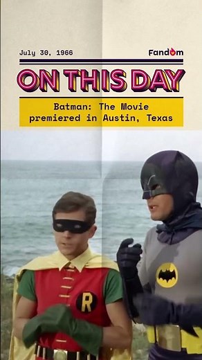 Holy anniversary, Batman! It's 60 Years #OnThisDay | Batman: The Movie