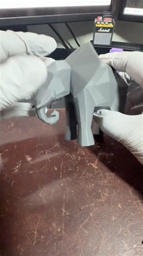 Low Poly Elephant #3dprinting #3dprinted #3dprint #bambulab #elephant #lowpolyprints