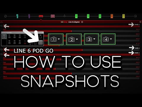 Line 6 POD GO: How To Use Snapshots | Clean, Crunch, Lead, Ambient