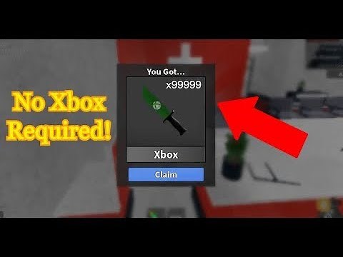 HOW TO GET A FREE XBOX KNIFE IN MURDER MYSTERY 2 ROBLOX