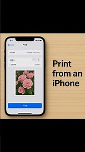 How to Print from an iPhone