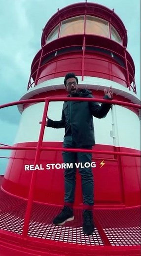 Real Lighthouse Life in a Storm