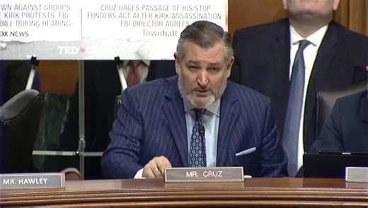 My Stop FUNDERs Act will give the DOJ the tools it needs to go after the financiers of left-wing violence. I’m glad to see Mr. Wolf joining FBI Director Patel and a growing chorus of law enforcement professionals in endorsing this legislation. | Senator Ted Cruz